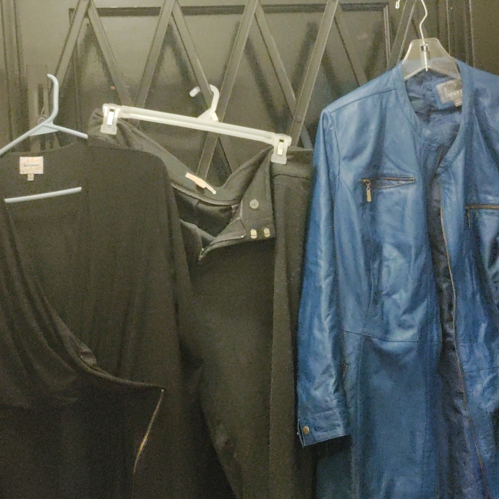 Dress jacket pants all together